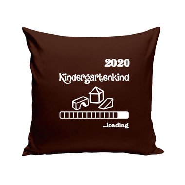 Kissen - Kindergartenkind 2020 loading apfelgrn-dunkelblau