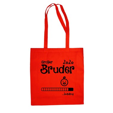 Jutebeutel - Groer Bruder 2020 loading weiss-schwarz