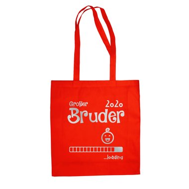 Jutebeutel - Groer Bruder 2020 loading weiss-schwarz