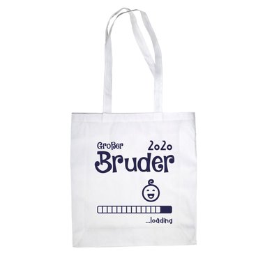 Jutebeutel - Groer Bruder 2020 loading weiss-schwarz