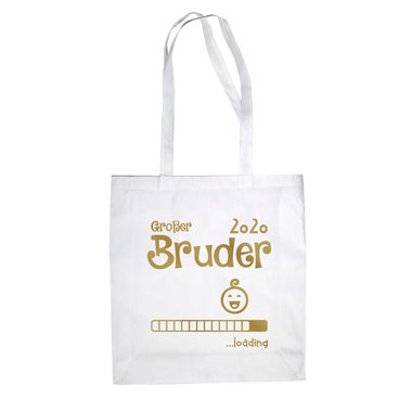 Jutebeutel - Groer Bruder 2020 loading weiss-schwarz