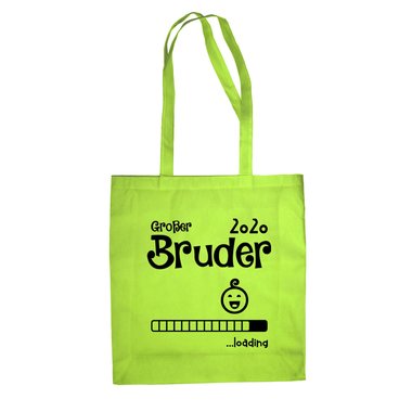 Jutebeutel - Groer Bruder 2020 loading weiss-schwarz