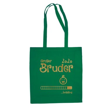 Jutebeutel - Groer Bruder 2020 loading weiss-schwarz