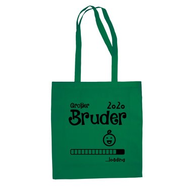 Jutebeutel - Groer Bruder 2020 loading weiss-schwarz