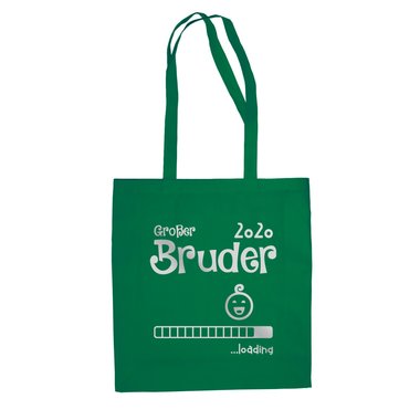 Jutebeutel - Groer Bruder 2020 loading weiss-schwarz