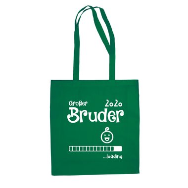 Jutebeutel - Groer Bruder 2020 loading weiss-schwarz