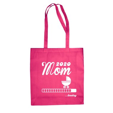 Jutebeutel - Mom 2020 loading apfelgrn-fuchsia