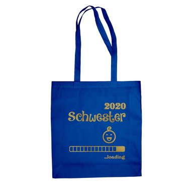 Jutebeutel - Schwester 2020 loading apfelgrn-fuchsia