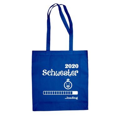 Jutebeutel - Schwester 2020 loading apfelgrn-fuchsia