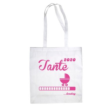 Jutebeutel - Tante 2020 loading apfelgrn-fuchsia