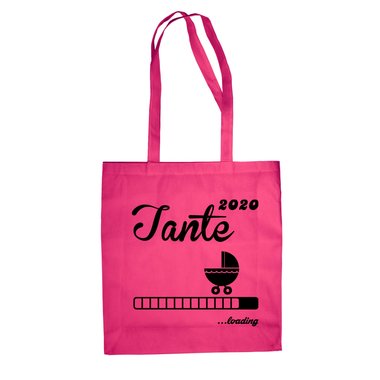 Jutebeutel - Tante 2020 loading apfelgrn-fuchsia