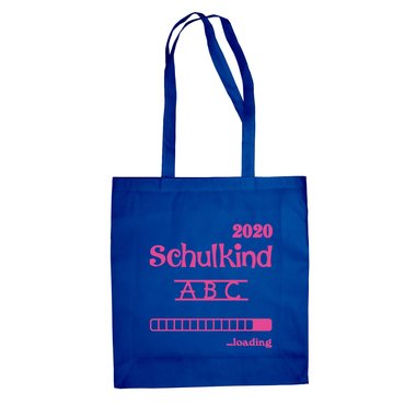 Jutebeutel - Schulkind 2020 loading apfelgrn-dunkelblau