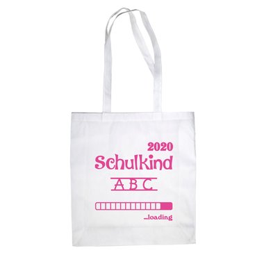 Jutebeutel - Schulkind 2020 loading apfelgrn-dunkelblau