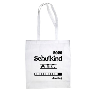 Jutebeutel - Schulkind 2020 loading apfelgrn-dunkelblau