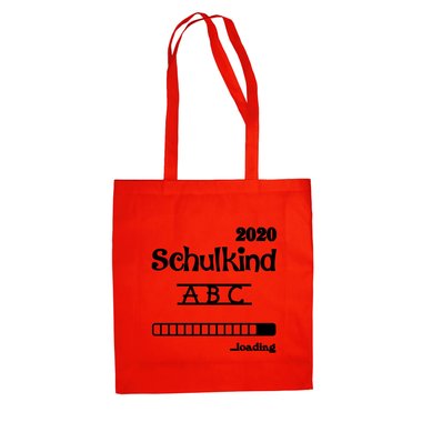 Jutebeutel - Schulkind 2020 loading weiss-schwarz