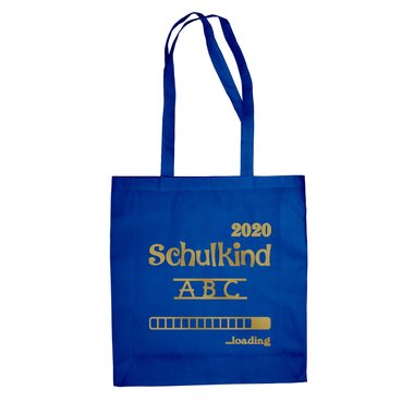 Jutebeutel - Schulkind 2020 loading weiss-schwarz