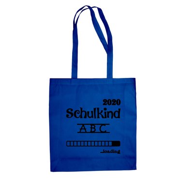 Jutebeutel - Schulkind 2020 loading weiss-schwarz