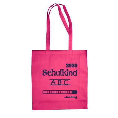 Jutebeutel - Schulkind 2020 loading weiss-schwarz