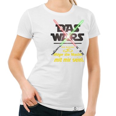 Damen JGA T-Shirt - Das Wars - Mge die Macht mit mir sein