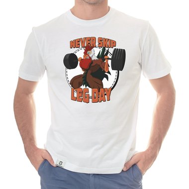 Herren T-Shirt - Never skip Leg Day