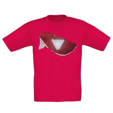 Kinder T-Shirt - Arc Reactor Riss weiss-rot 152-164