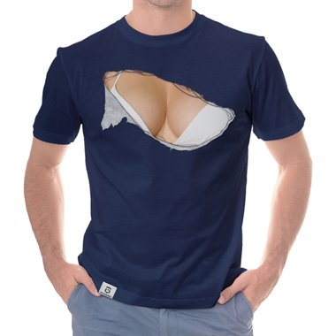 Herren T-Shirt - Bikini Busen