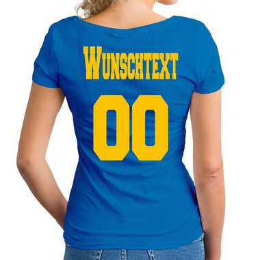 Personalisierbare Damen und Herren T-Shirts - Mit deinem Wunschtext und Nummer