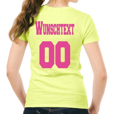 Personalisierbare Damen und Herren T-Shirts - Mit deinem Wunschtext und Nummer