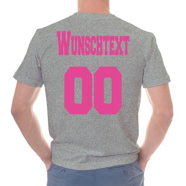 Personalisierbare Damen und Herren T-Shirts - Mit deinem Wunschtext und Nummer