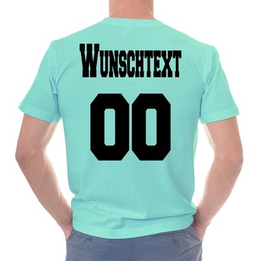 Personalisierbare Damen und Herren T-Shirts - Mit deinem Wunschtext und Nummer