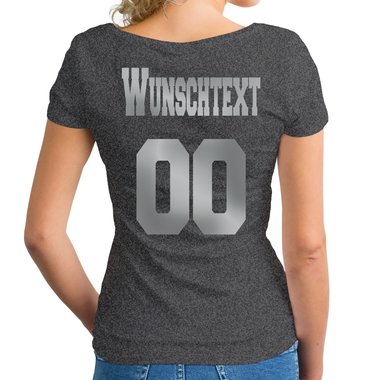 Personalisierbare Damen und Herren T-Shirts - Mit deinem Wunschtext und Nummer