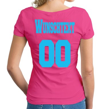 Personalisierbare Damen und Herren T-Shirts - Mit deinem Wunschtext und Nummer