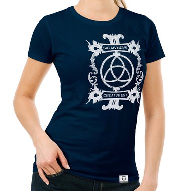 Damen T-Shirts mit Rund- oder V-Ausschnitt - Sic mundus creatus est