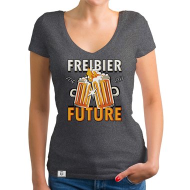 Demo Fun T-Shirts - Freibier for Future - Herren und Damen Outfit