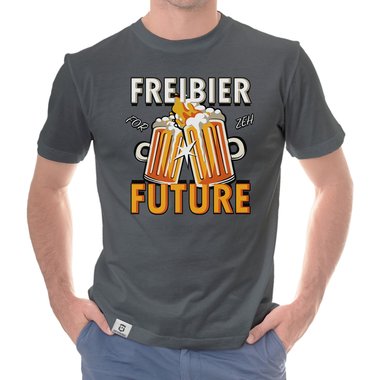 Demo Fun T-Shirts - Freibier for Future - Herren und Damen Outfit