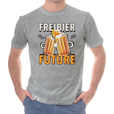 Demo Fun T-Shirts - Freibier for Future - Herren und Damen Outfit