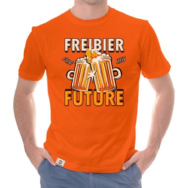 Demo Fun T-Shirts - Freibier for Future - Herren und Damen Outfit