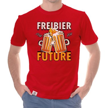 Demo Fun T-Shirts - Freibier for Future - Herren und Damen Outfit