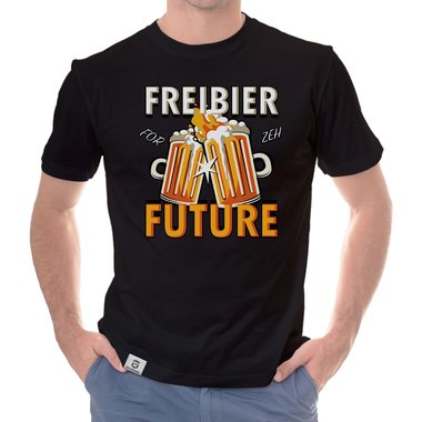 Demo Fun T-Shirts - Freibier for Future - Herren und Damen Outfit