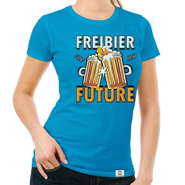 Demo Fun T-Shirts - Freibier for Future - Herren und Damen Outfit