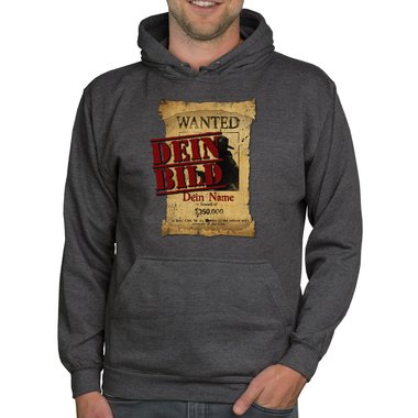 Designe deinen Hoodie - Herren, Damen & Kinder - Dein Bild in coolen Rahmen - Geschenk fr Familien, Freunde und Prchen Damen fuchsia-Polaroid XS