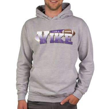 American Football Herren Hoodie - I am a Patriot/Packer und viele weitere Mannschaften - Whle dein Lieblings-Football-Team! schwarz-Vike 5XL