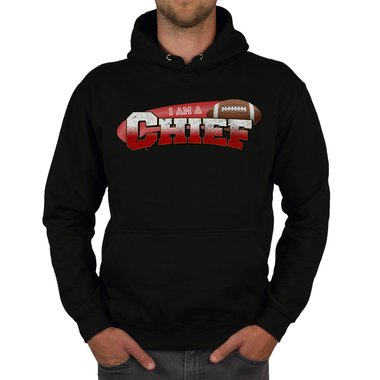 American Football Herren Hoodie - I am a Patriot/Packer und viele weitere Mannschaften - Whle dein Lieblings-Football-Team! schwarz-Vike 5XL