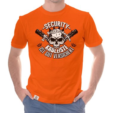 Herren Security Outfit - T-Shirt & Hoodie - Ich hoffe deine Kauleiste ist gut versichert