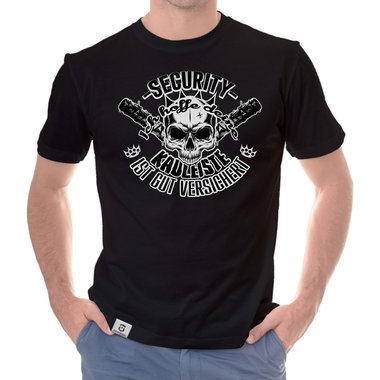 Herren Security Outfit - T-Shirt & Hoodie - Ich hoffe deine Kauleiste ist gut versichert