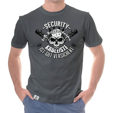 Herren Security Outfit - T-Shirt & Hoodie - Ich hoffe deine Kauleiste ist gut versichert