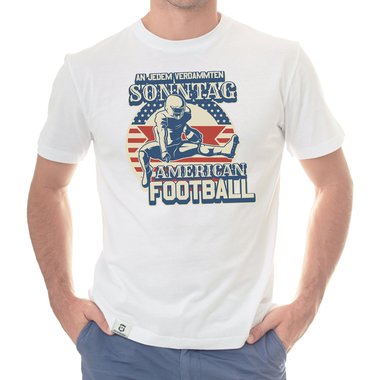 American Football Herren Outfit - An jedem verdammten Sonntag - T-Shirt und Hoodie fr Football-Fans