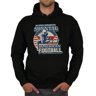 American Football Herren Outfit - An jedem verdammten Sonntag - T-Shirt und Hoodie fr Football-Fans