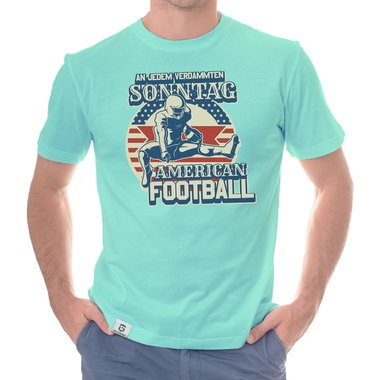 American Football Herren Outfit - An jedem verdammten Sonntag - T-Shirt und Hoodie fr Football-Fans dunkelgrau-Hoodie XS