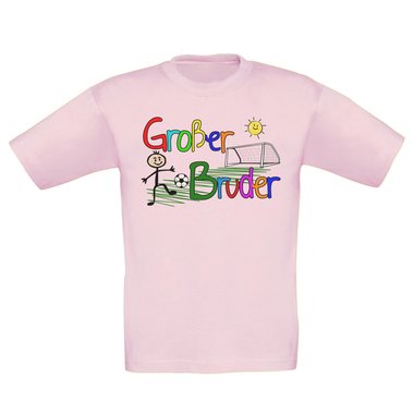 Kinder T-Shirt und Hoodie Kollektion - Groer & Kleiner Bruder - Partnerlook fr Geschwister Pullover und Shirt dunkelblau-Hoodie-groer-Bruder 80-92